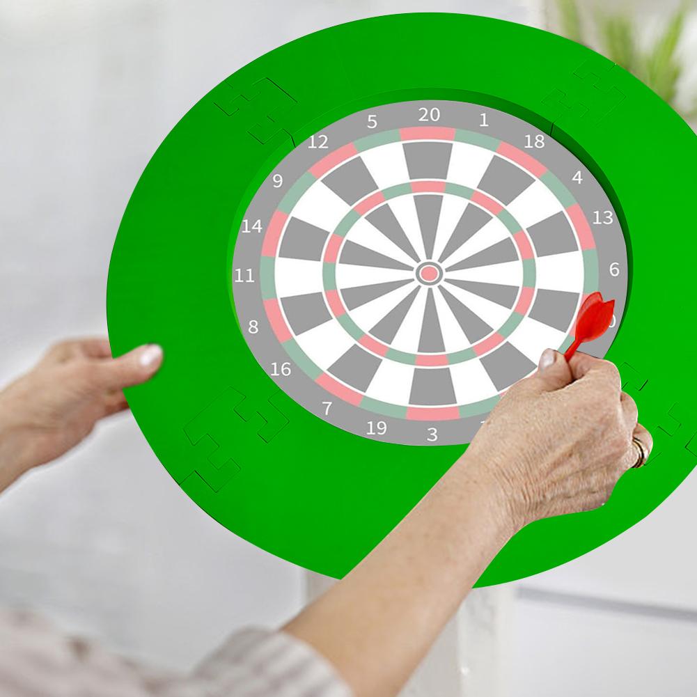 EVA Dartboard Surround Jigsaw Ring Design Dart Board Ring Lightweight Dartboard Wall Protection Board Removable Dart Accessories