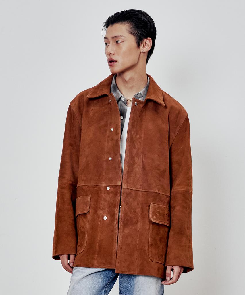 Andros Field Goat Suede Jakcet (Leather Brown)