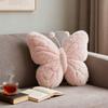 Милая подушка-бабочка принцессы Гостиная Спальня Автомобиль Диван Розовая пушистая подушка-бабочка Декор комнаты Дом Сад Подушка