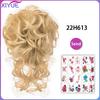 Synthetic Hair Bun Chignon Messy Curly Hair Band Elastic Scrunchy False Hair Pieces For Women Hairpins Black Brown