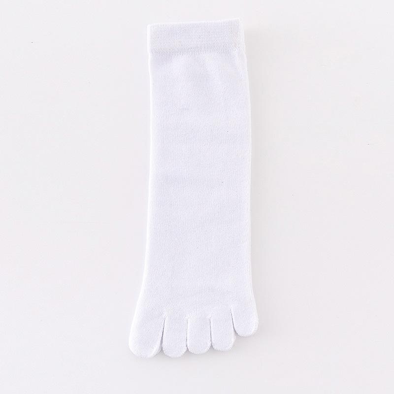 Toe Socks Men Cotton Five Fingers Socks Breathable Short Ankle Crew Socks Sports Running Solid Color Black White Grey Male Socks