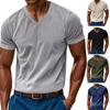 Мужская вельветовая футболка с V-образным вырезом, летняя трикотажная футболка с коротким рукавом, повседневный деловой топ для работы, отдыха, улицы