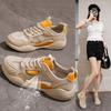 2025 Summer New Korean Ins Breathable Little White Shoes Women's Hollow Casual Board Shoes Thick-soled Versatile Muffin Shoes