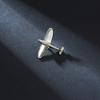 Rinhoo Fashion Plane Shape Brooch Enamel Badge Aircraft Sweater Corsage Women Men Cartoon Metal Airplane Clothes Clip Best Gifts