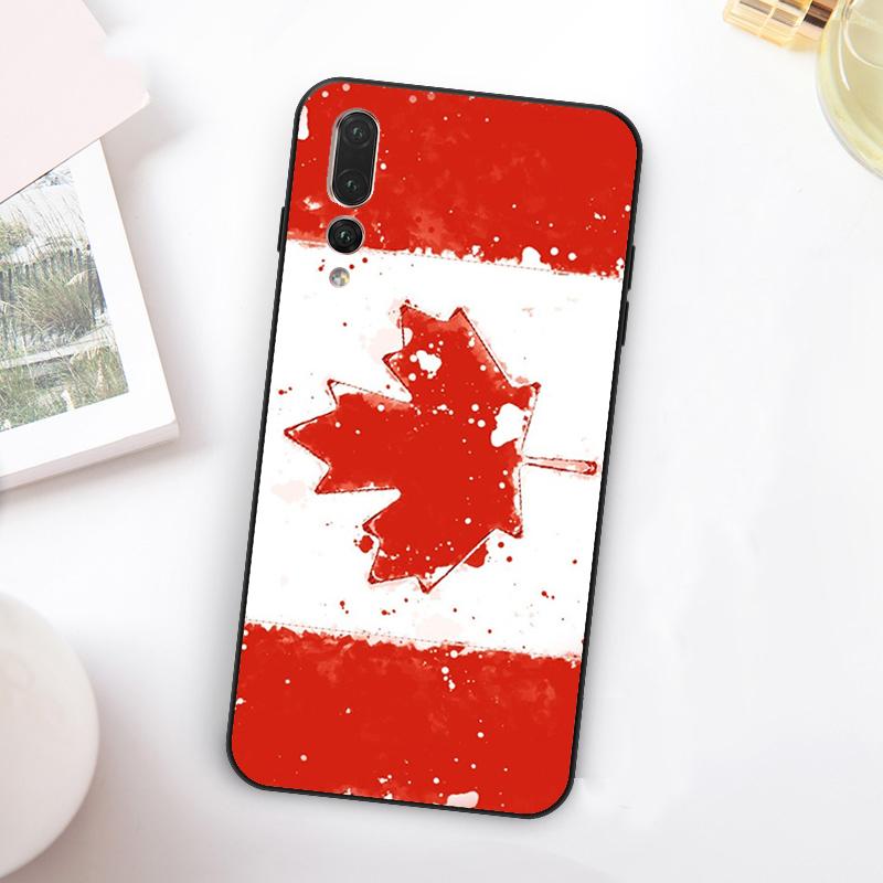 Canada Canadian Flag For Huawei Nova Y60 Y70 Y90 Y72 Y73 Y61 Y91 7i 8i 11i 12i 12s 9 10 SE P20 P30 P40 Lite Case