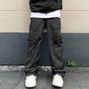 Men's Overalls Drawstring  Multi Pocket Casual Pants Hiking Pants Cotton Twill Pants
