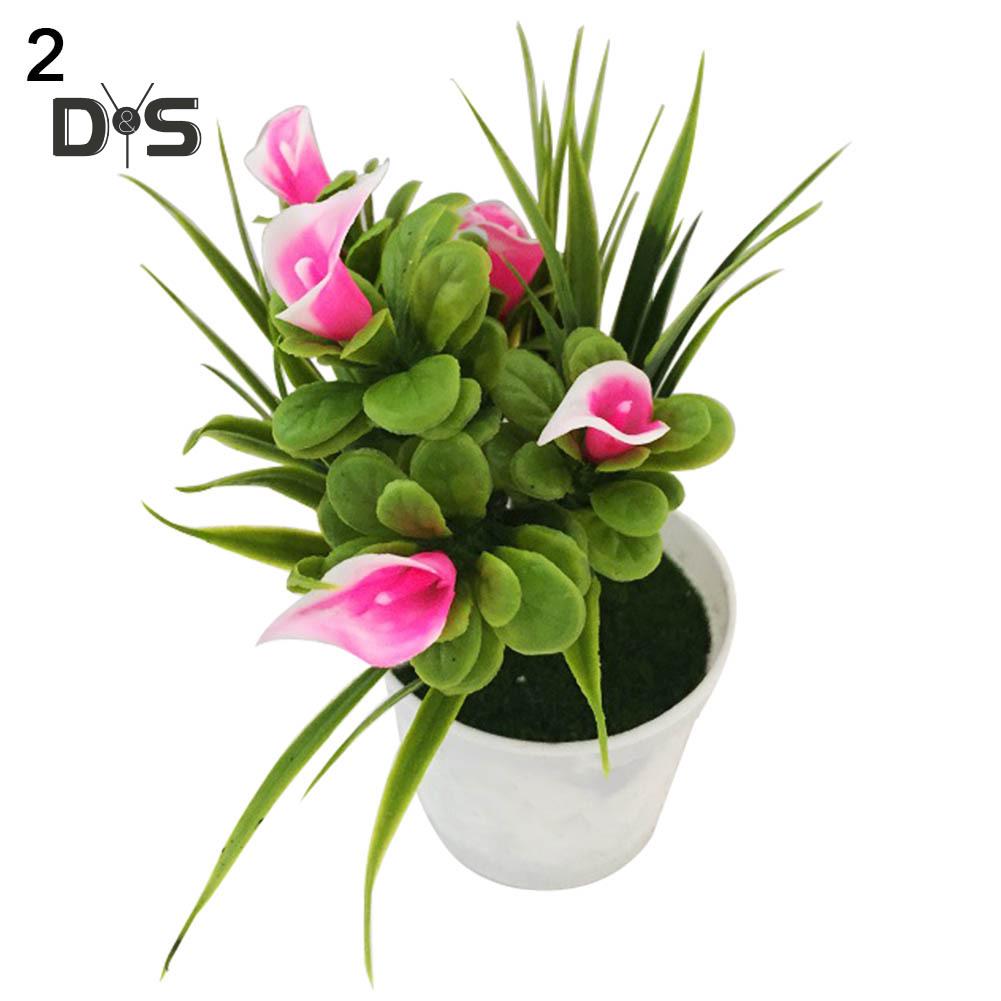 Цветущий букет Искусственный цветок Бонсай Этап Сад Свадьба Домашняя вечеринка Декор Реквизит