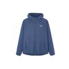 Running Series Solid Color Logo Print Zip-Up Hooded Jacket Men Jacket Harbor-Blue 152235601-3