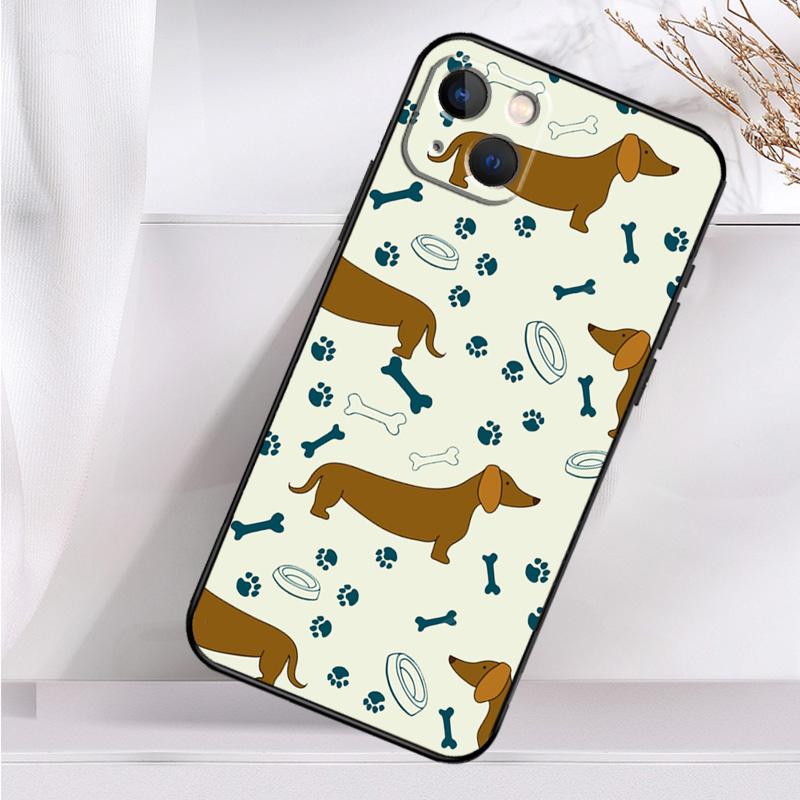 Sausage Dog Dachshund Quotes Phone Case For iPhone 14 13 12 11 16 15 Pro Max Plus Mini 7 8 X XR XS Max Soft Cover
