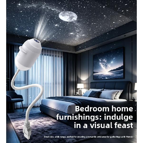 USB Starry Sky Projector Light Adjustable-Angle Car Ambient Light,Decorative Light for Bedrooms Living Rooms,and Car Interiors Dome Lights 6