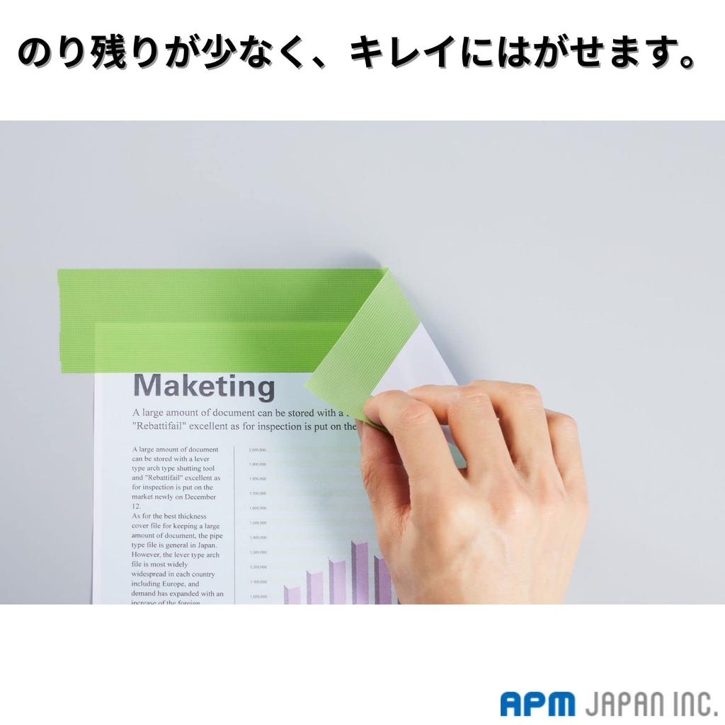 APM Japan Съемная Экономичная Малярная Лента 50мм x Упаковка из 5 штук, Универсальная, Зеленая, 25м, [Малярная Лента]