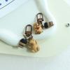 Resin Coffe Capybara Keychain Funny Capibara Bag Hanging Cute Funny  Anime Keyring Mobile Phone Hanging Accessories