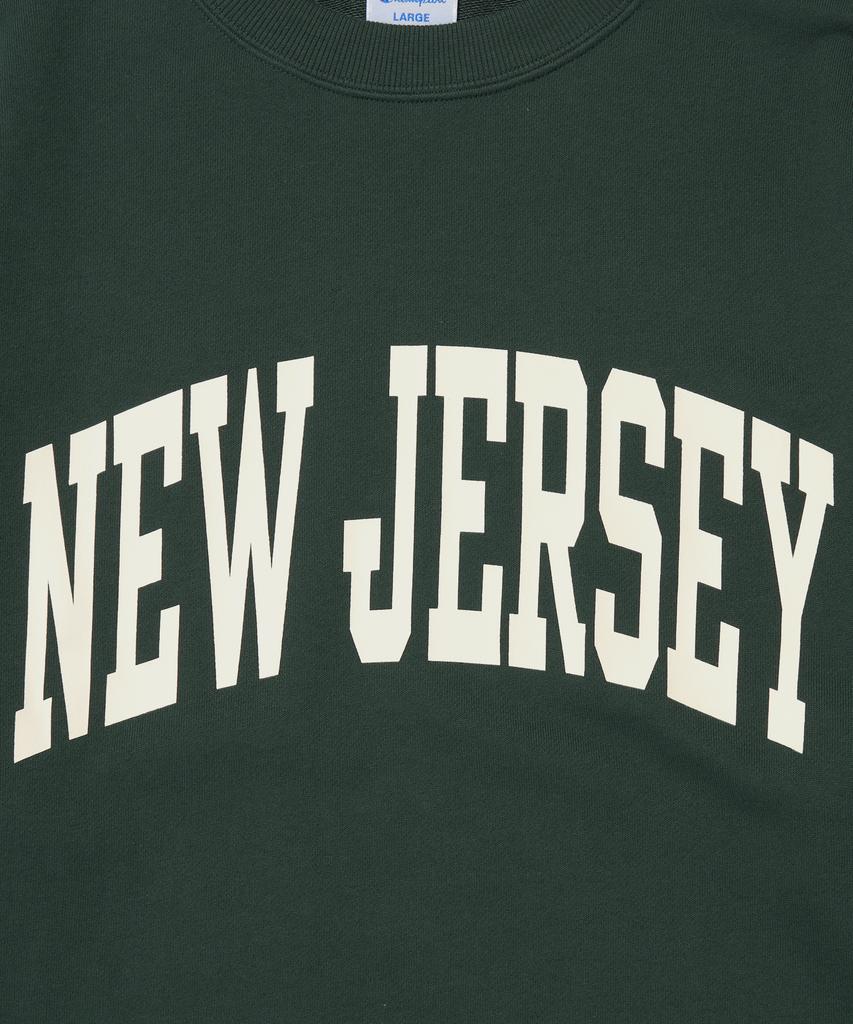 Champion Свитшот с круглым вырезом New Jersey Cvc Темно-зеленый