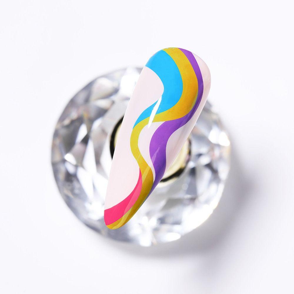 Красочная ручка для рисования ногтей, водонепроницаемый маникюрный лак, инструменты для рисования ногтей, сделай сам