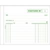 5 facturiers - dupli - autocopiants - 10,5x13,5cm - 50 feuilles - exacompta - 13274e