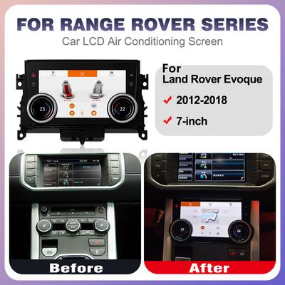 7-дюймовая панель кондиционера для Land Rover Evoque L538 2012-2018, панель AC, контроль температуры климата, сенсорный экран, подогрев сидений