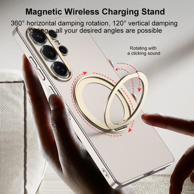 GKK Ultra-thin Full Coverage PC Phone Case with Magnetic Rotating Holder