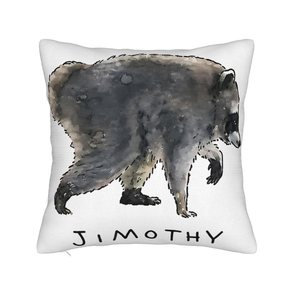 Jimothy Raccoon Pillowcases Stuff Printing Cushion Cover Decoration  Pillow Case Cover Bed MultiSize