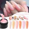 2Pcs Baby Boomer Extension Nail Gel Set UV Builder Ombre Nails Camouflage Quick Extension Gel Extended Nails Art Kits Manicure