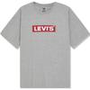 Levis Color Block Logo Printed Round Neck Short Sleeve T-Shirt Men Tops Gray 16143-0435