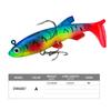 Упаковка приманки Lead Fish 7.5cm 13.5g Lead Head Soft Bait Sea Bass Boat Fishing Biomimetic False Bait T-tail Soft Bait