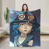 Arcane Flannel Blanket Viktor Game Anime Jinx Jayce Jesus Sevika  Soft Warm Throw Blanket for Bedroom Bedspread Sofa Bed Cover