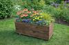 Wooden Garden Flowerpot, Rosewood, 60X30X29 D26