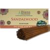 Bless-Sandalwood-Incense-Sticks 100%-Natural-Handmade-Hand-Dipped-Incense-Sticks Organic-Chemicals-Free For-Purification-Relaxation-Positivity