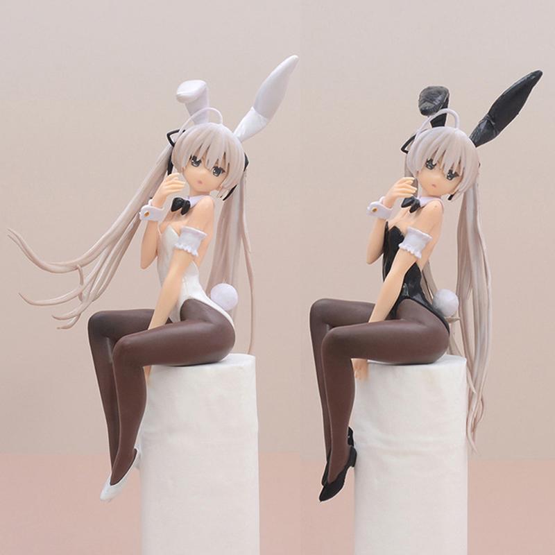 Anime Figure Kasugano Sora Sexy Bunny Girl PVC Action Ollectible Model Decor Car Ornaments Toy