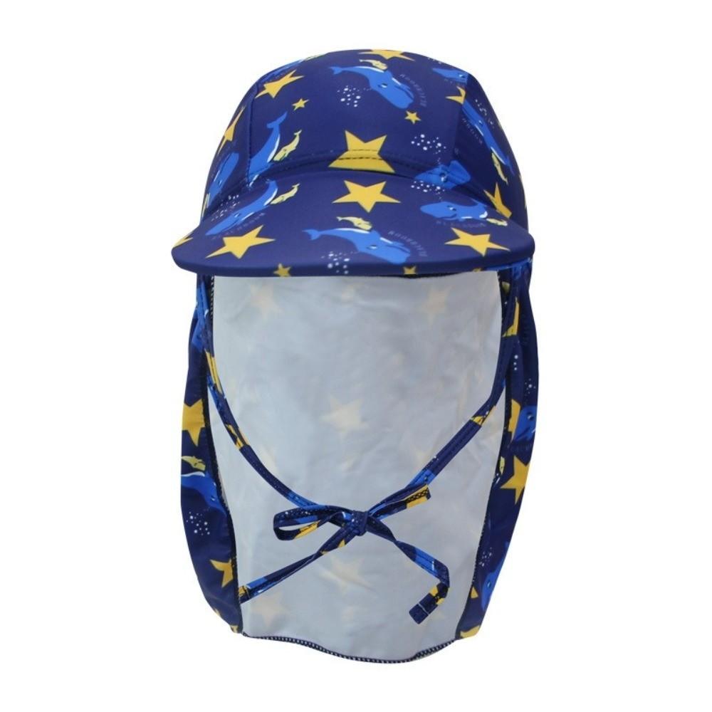 Flower Kids Beach Hat UV Protection Sunshade Swimming Cap Flap Cap Kids Sun Hat  Swimming