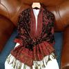 Autumn Shawl Ladies Wrap Warm Winter Scarf Design Printed Women's Cashew Jacquard Shawl Long Scarf