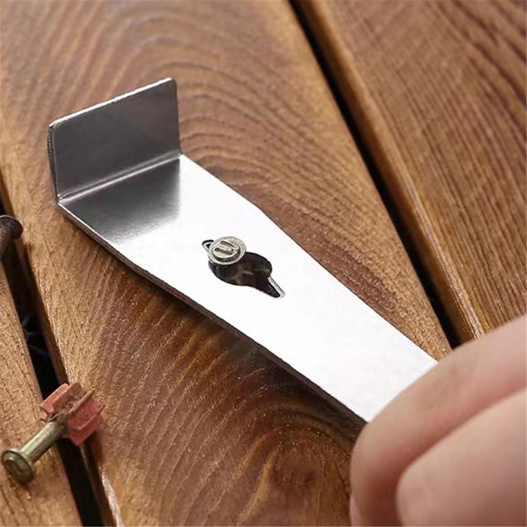 Скребок 3 в 1 из нержавеющей стали, ломы для деревообработки, плоская головка, подъем деревянных досок, демонтажный шпатель, ручной инструмент для подъема гвоздей