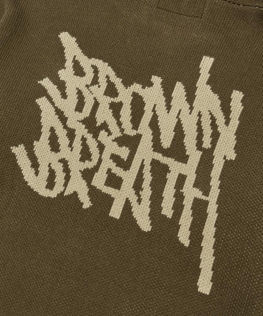 Коричневый свитер с капюшоном и молнией Brownbreath Tag - Коричневый