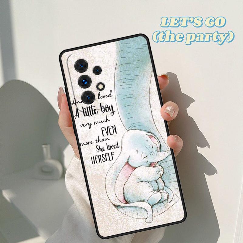 Милый чехол для телефона со слоном Для Samsung Galaxy A42 A31 A40 A51 A71 A32 A80 A91 A52 A72 A73 A20e A21S A50 A70 A11 A12 Чехол
