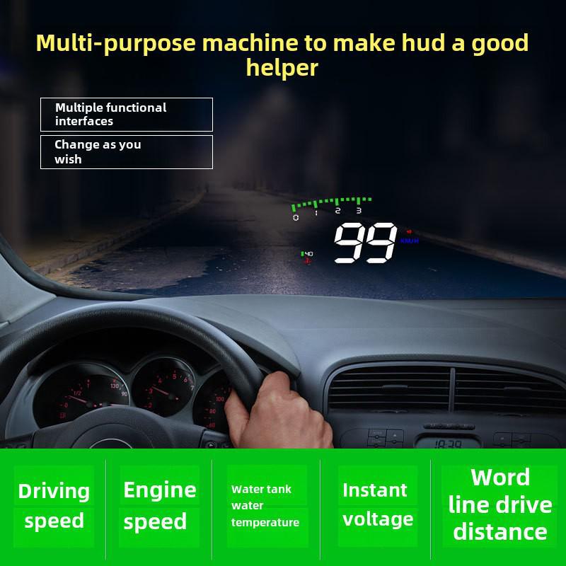 Проекционный дисплей автомобиля A900: Скорость, температура воды, монитор напряжения