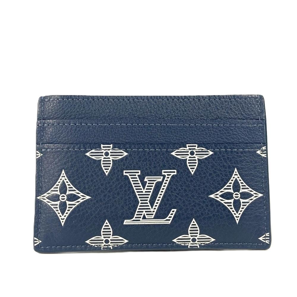 Louis Vuitton M83700  Monogram shadow Porte Cult-Double Card Holder Card Case