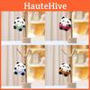 Panda Keychain Fat Cute Cartoon Girl Backpack Decoration Hanging Plush Doll Gift