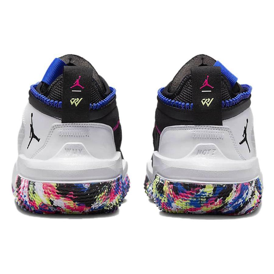 Кроссовки Air Jordan Why Not Zer0.6 Белые Мультицветные Унисекс Light-Liquid-Lime Pink-Blast Black DO7189-101