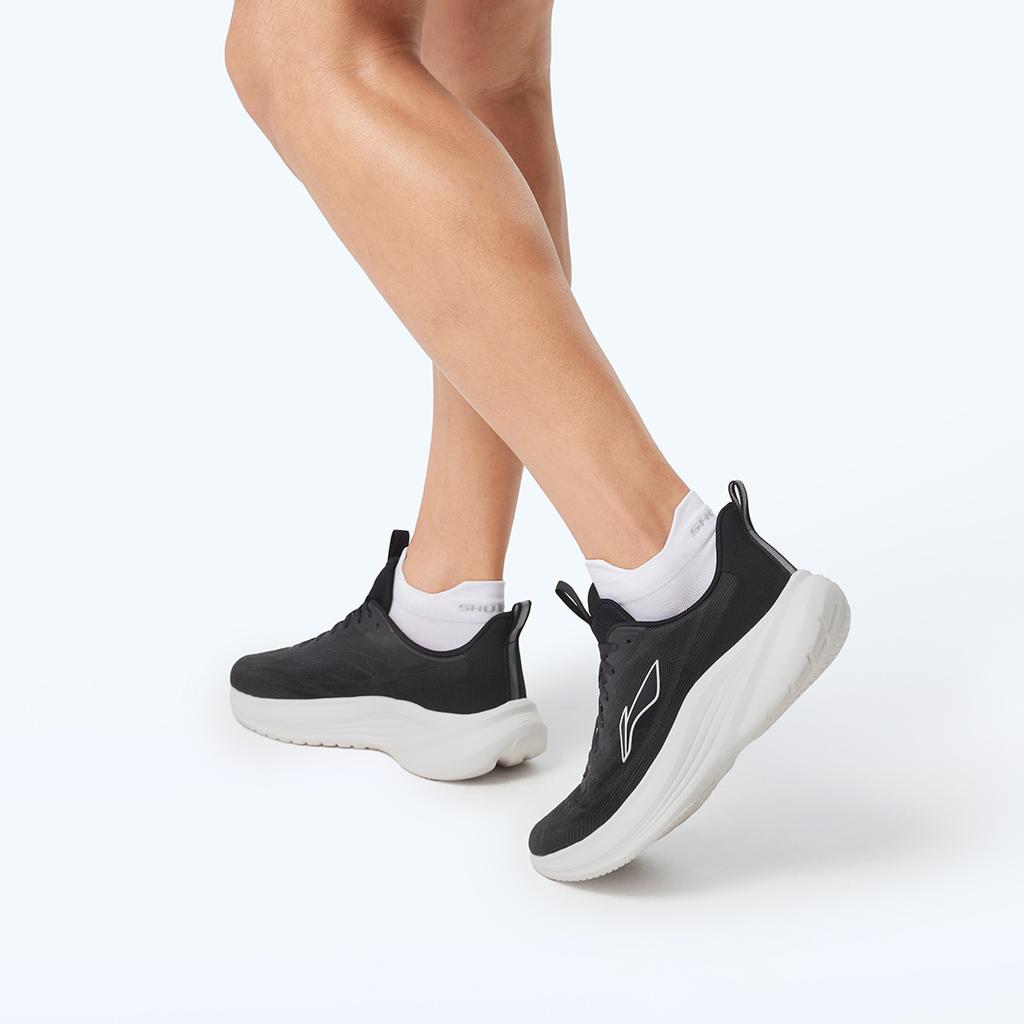 Li Ning Light Breeze Низкие Повседневные Кроссовки для Бега на Длинные Дистанции и Спринта Мужские Черные ARSV107-4
