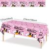 Pink Halloween Party Halloween Table Runner Disposable Table Cover  Halloween Supplies