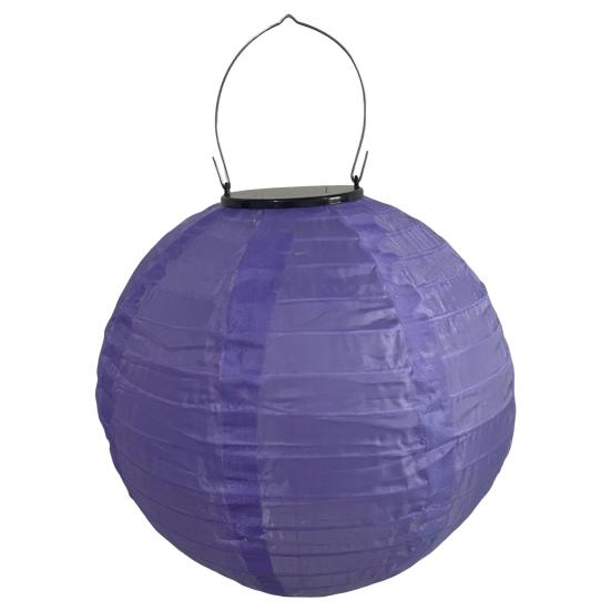 25/30СМ Складной Солнечный Фонарь с Ручкой IP44 Водонепроницаемый Наружный Садовый Подвесной Китайский Традиционный Декоративный Светодиодный Тканевый Фонарь