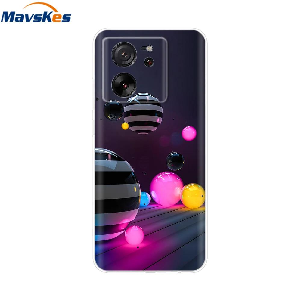 Mobile Phone Bag Case For Xiaomi 13T Case Mi13T Soft Silicone Cover For Xiaomi 13T Pro Clear Bumper For Xiaomi Mi 13T Pro Coque