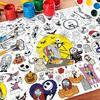 Горячие Детские Рисование DIY Хэллоуин Липкая Цветная Бумага для Раскрашивания Раскраска Скатерть для Детей Раннее Образование Игрушки