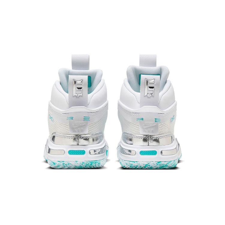 Guo Ailun x Air Jordan 36 GS White Hyper Jade Детские кроссовки металлик-серебристый черный DQ4461-130