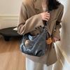 2025 новая женская сумка-тоут большой вместимости, женская ретро легкая сумка через плечо с двойными ручками, модная сумка-мессенджер через плечо