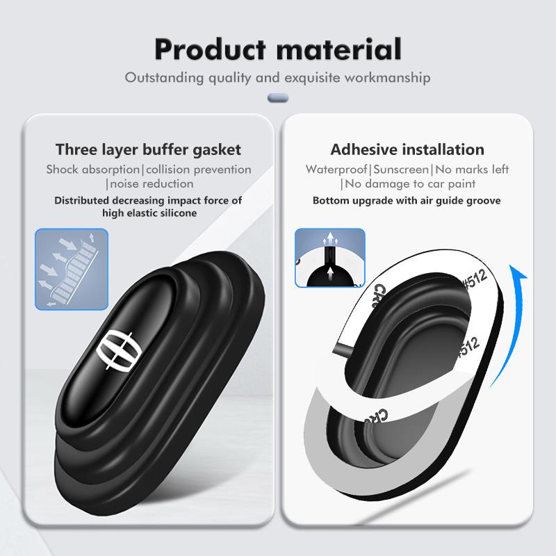 Car Mounted Door Anti-Collision Sticker Shock Absorber Pad For Lincoln Mondeo MKC MKZ MKX MKT Aviator Navigator UU222