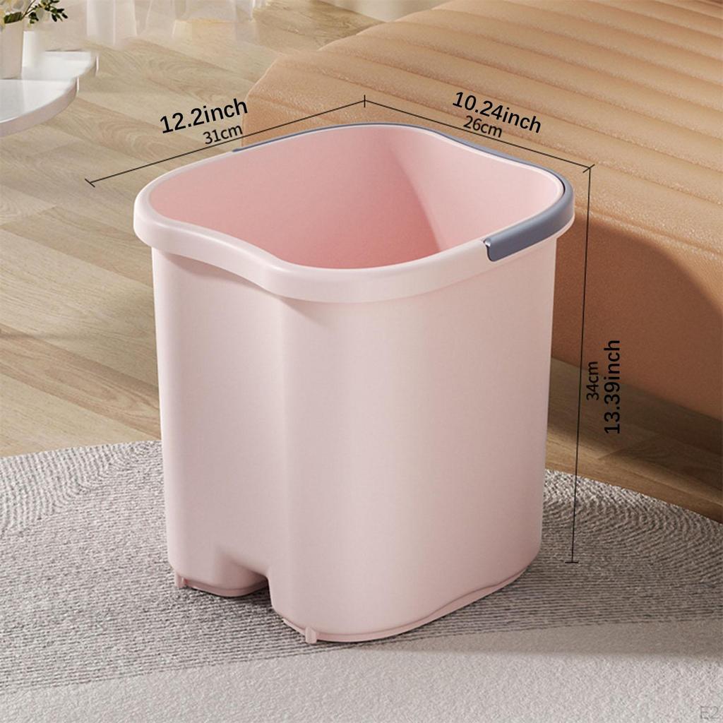 Ванночка для ног Глубокий таз для замачивания ног, пальцев ног и лодыжек Портативная для дома, общежития