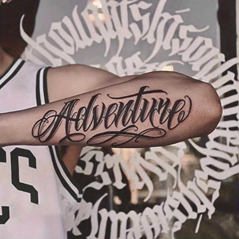 Juice Tattoo Sticker Herb Semi-permanent Waterproof Without Reflective Male Small Arm Personality Long Lasting Body Art Tattoos