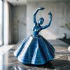 3D-печатная вращающаяся балерина, фиджет-игрушка, балетный спиннер, сенсорная игрушка, расширенная вращающаяся спираль, настольная игрушка для взрослых и подростков, снятие стресса
