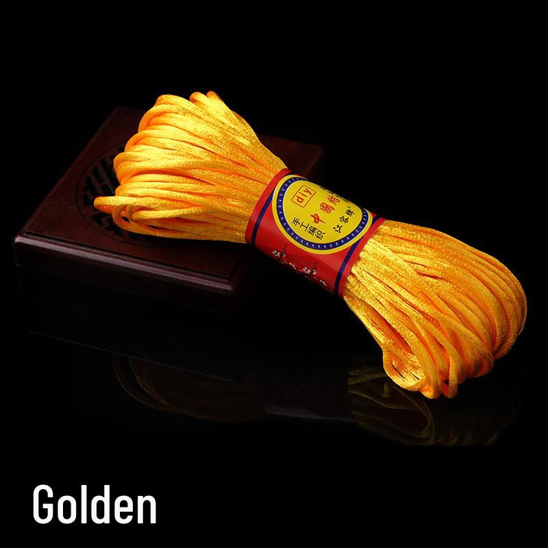 Red Polyester Chinese Knotting Cord for DIY Bracelets and Beading